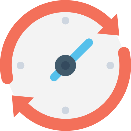 Stopwatch Flat Color Flat icon
