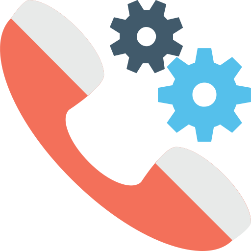 Telephone call Flat Color Flat icon