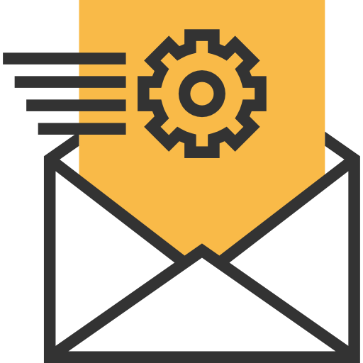 Mail Meticulous Yellow shadow icon
