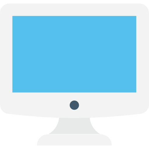 monitor Flat Color Flat icono