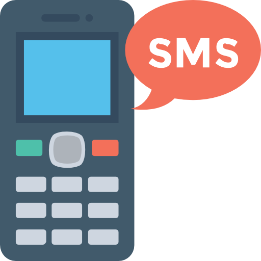 mobiele telefoon Flat Color Flat icoon