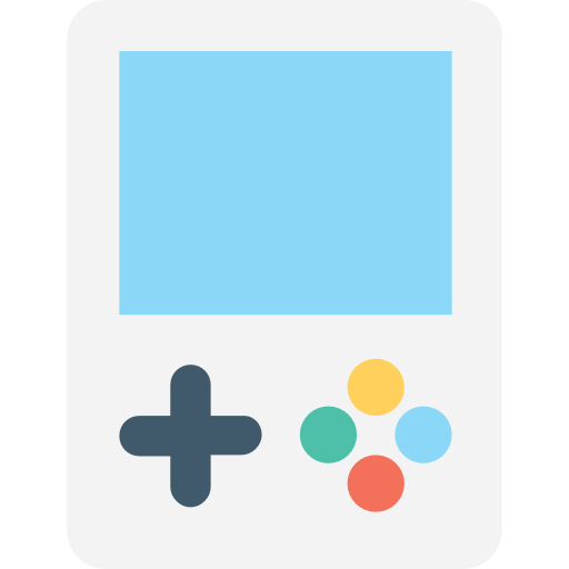 게임 콘솔 Flat Color Flat icon
