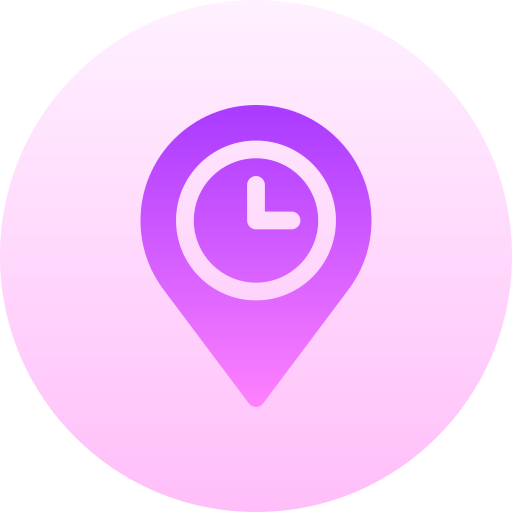 시계 Basic Gradient Circular icon