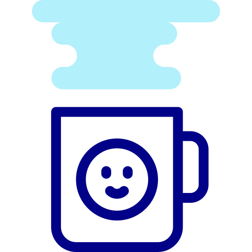 kaffeetasse Detailed Mixed Lineal color icon