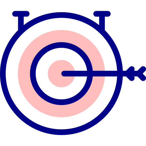 ダーツボード Detailed Mixed Lineal color icon