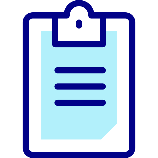 Clipboard Detailed Mixed Lineal color icon