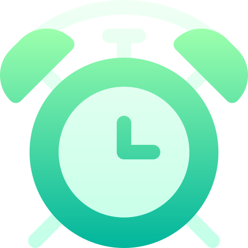 Alarm clock Basic Gradient Gradient icon
