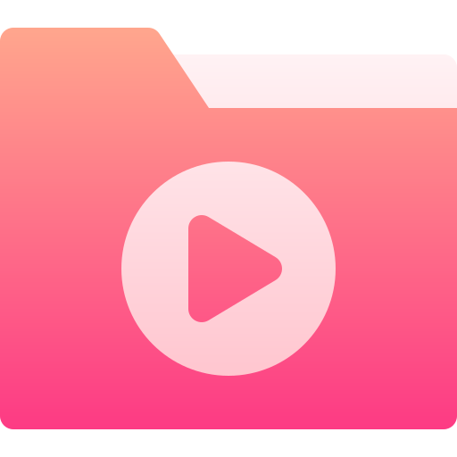 ビデオ Basic Gradient Gradient icon
