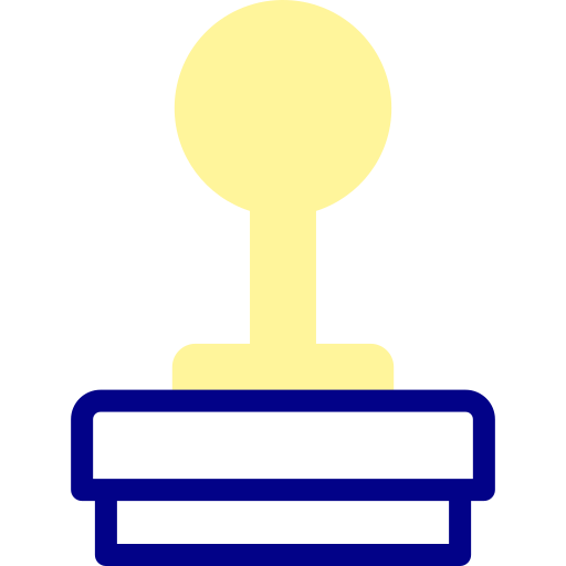 スタンプ Detailed Mixed Lineal color icon