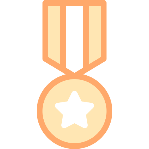 medal Detailed color Lineal color ikona