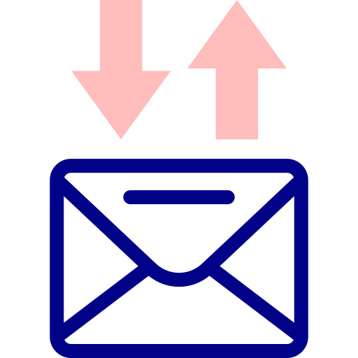 Электронное письмо Detailed Mixed Lineal color иконка