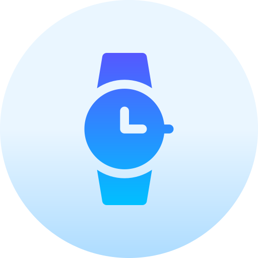 zegarek na rękę Basic Gradient Circular ikona