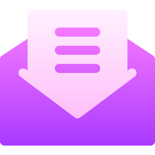 Email Basic Gradient Gradient icon