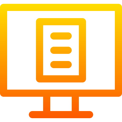 File Basic Gradient Lineal color icon