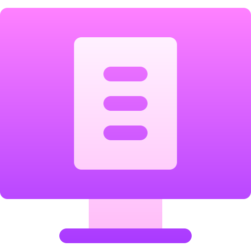 File Basic Gradient Gradient icon
