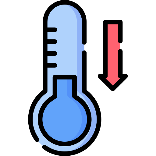 Low temperature Special Lineal color icon