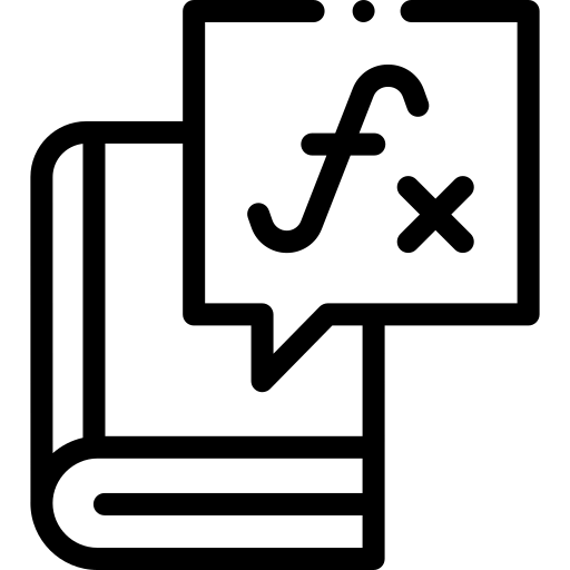 mathématiques Detailed Rounded Lineal Icône