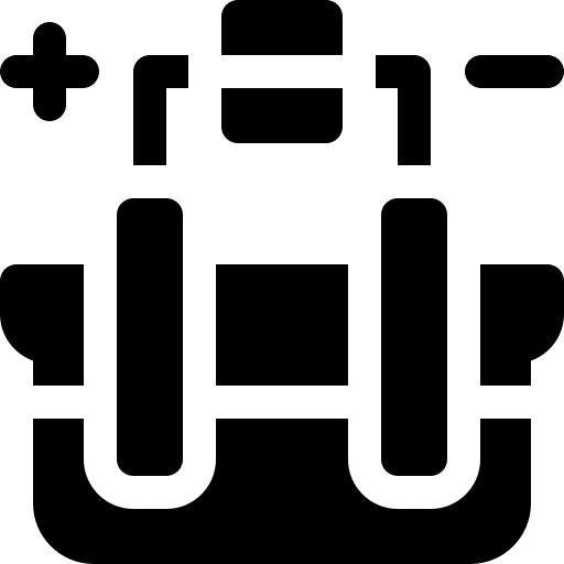 Electrolysis Basic Rounded Filled icon