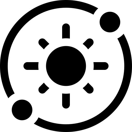 astronomie Basic Rounded Filled Icône