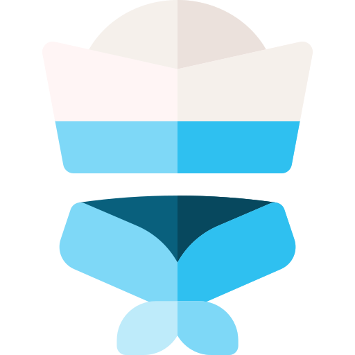 Sailor hat Basic Rounded Flat icon