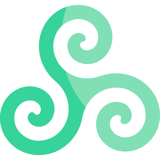 triskele Kawaii Flat ikona