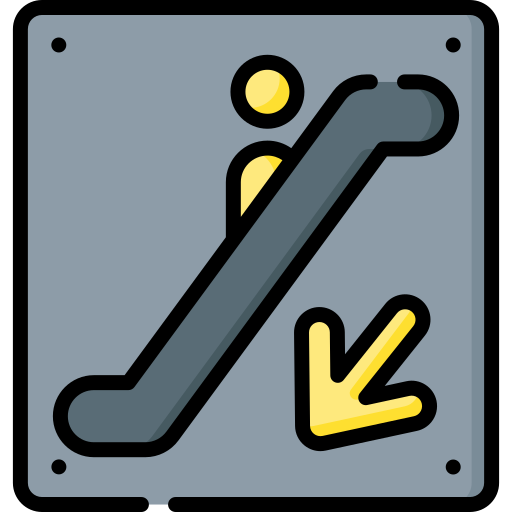 Эскалатор Special Lineal color иконка