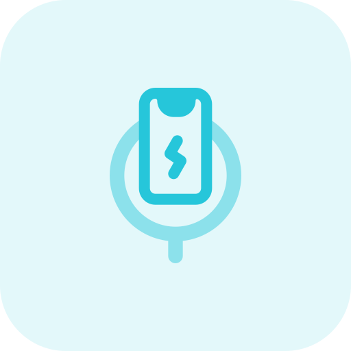 Wireless charging Pixel Perfect Tritone icon
