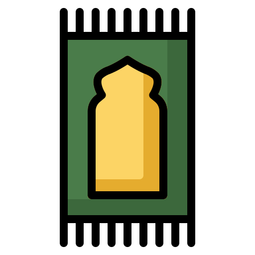 기도 깔개 Andinur Lineal color icon