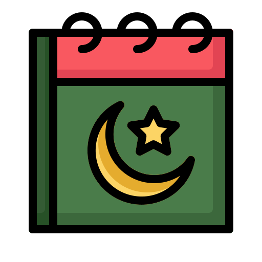カレンダー Andinur Lineal color icon