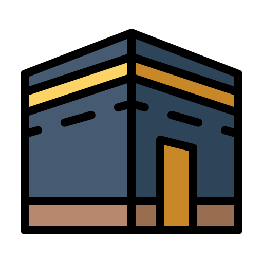 kaaba Andinur Lineal color icono