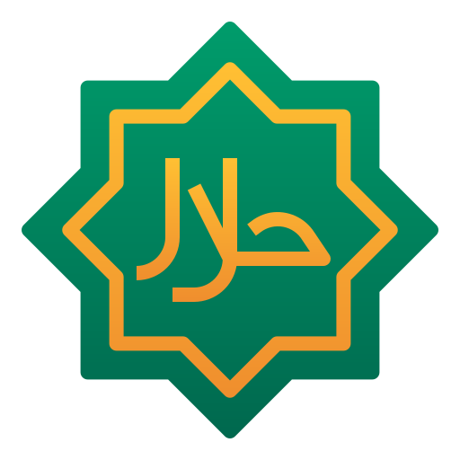 halal Andinur Flat Gradient ikona