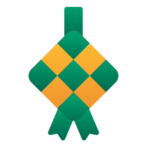 ketupat Andinur Flat Gradient icon