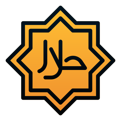 halal Andinur Lineal Color Gradient ikona