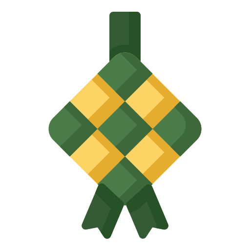 ketupat Andinur Flat ikona