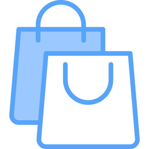 bolsas de compra Generic Blue icono