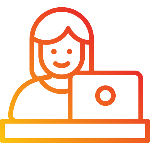 Working woman Generic Gradient icon