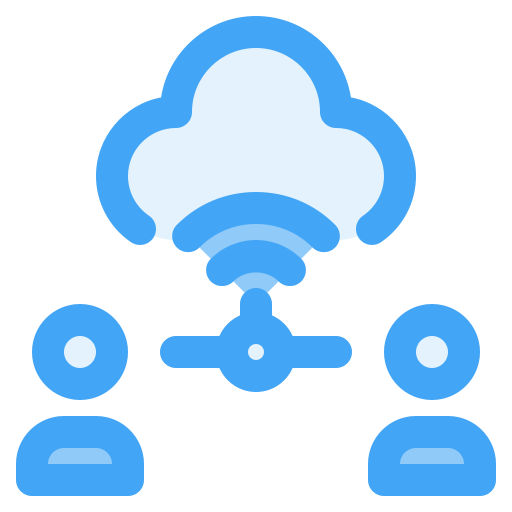 personennetzwerk Generic Blue icon