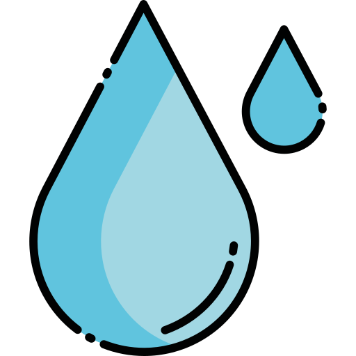 Water drops Generic Outline Color icon