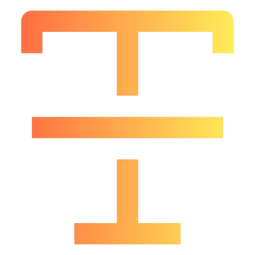 typografia Generic Gradient ikona