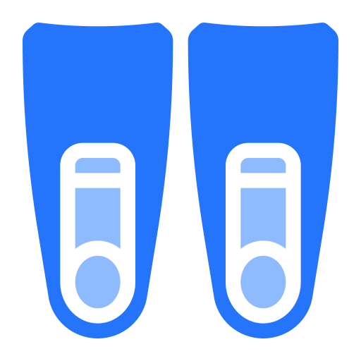 Плавники Generic Blue иконка