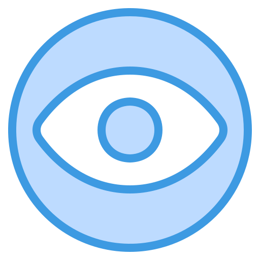 visibilidad Generic Blue icono