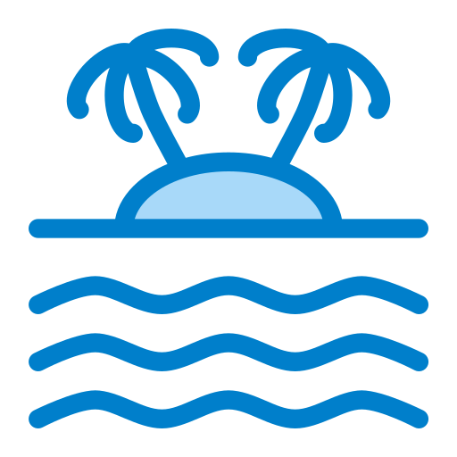 ilha Generic Blue Ícone