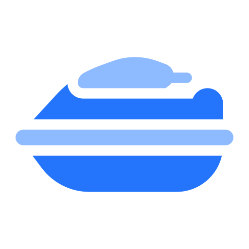 jetski Generic Blue icoon