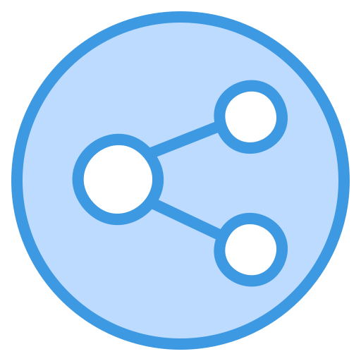 Share Generic Blue icon