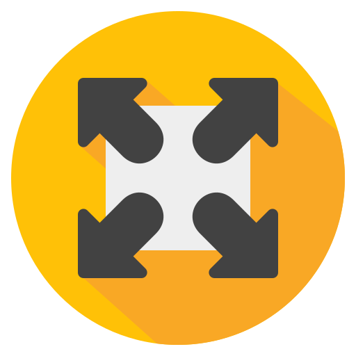 全画面表示 Generic Flat icon