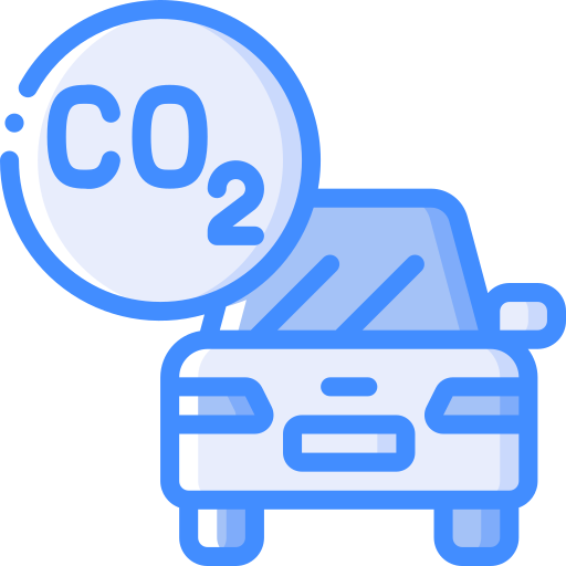 이산화탄소 Basic Miscellany Blue icon