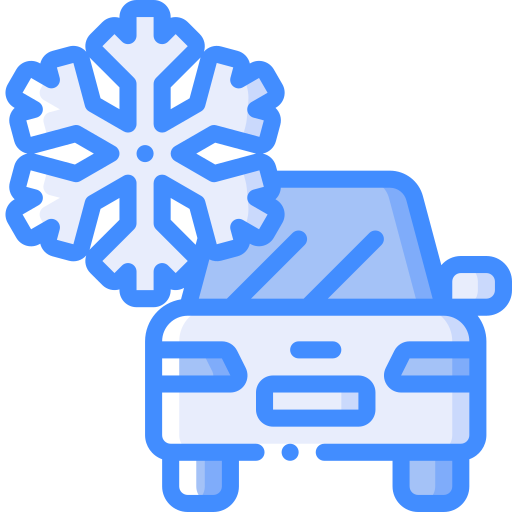 Snowflakes Basic Miscellany Blue icon