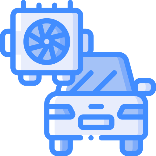 Radiator Basic Miscellany Blue icon