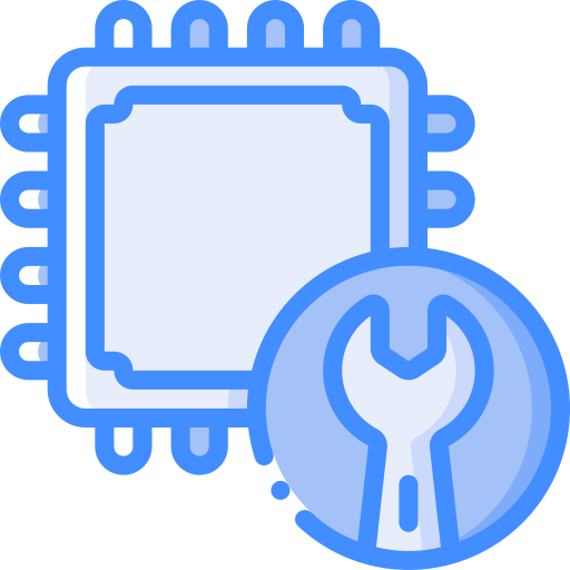zentralprozessor Basic Miscellany Blue icon