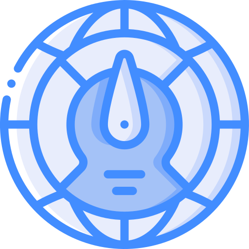 internet Basic Miscellany Blue icona